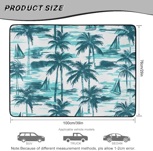 Teal Palm Pet Friendly Trunk Mat 29"x39" - Image 7