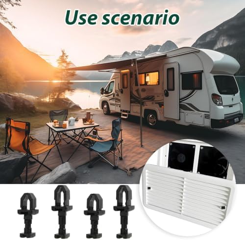 4 Pack RV Refrigerator Vent Clips Compatible - Image 6