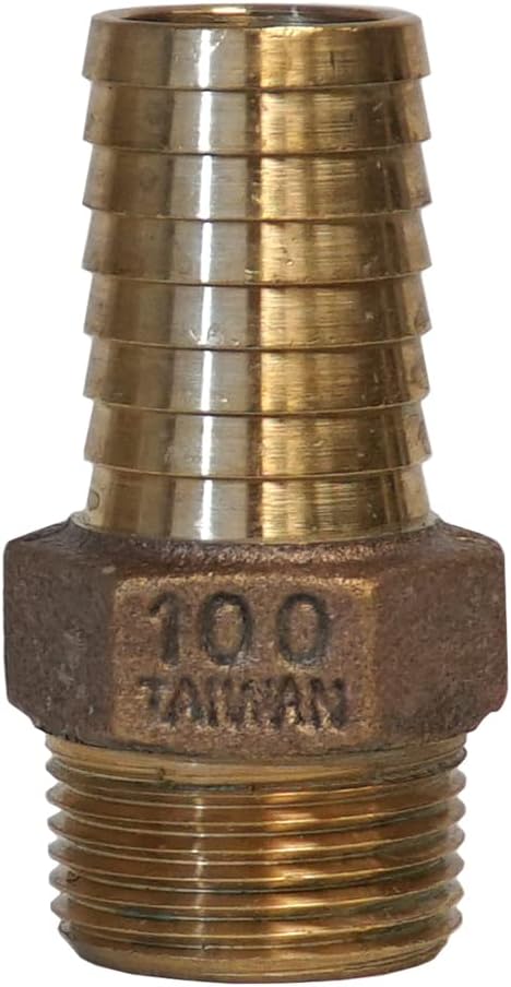 MFG No-Lead Bronze Adapter Inch Brass Male Adapter, Connects Submersible Pumps by MerrillManufacturing