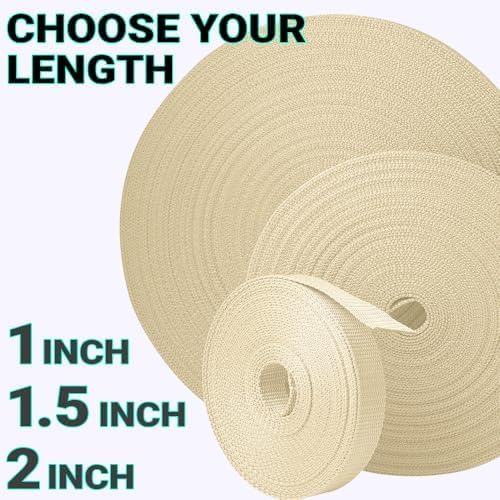 Webbing Strap, 3/4" to 2", 10-50 Yds, EDC gear, backpack repair and pet dog - Image 9