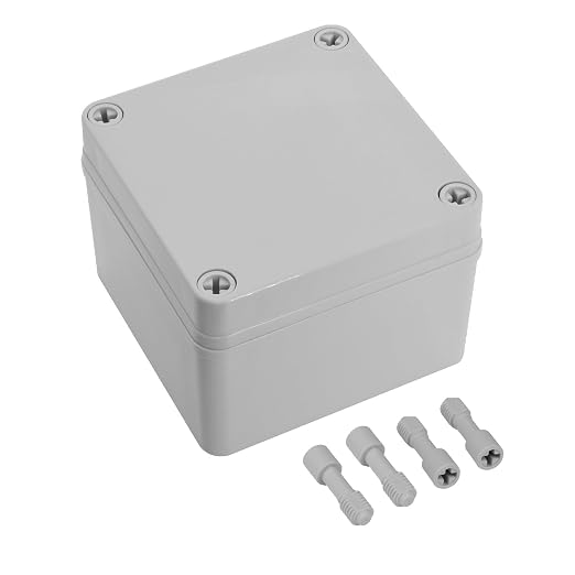 IP67 Waterproof Junction Box ABS Plastic Project Box Dustproof Electrical Box by LeMotech