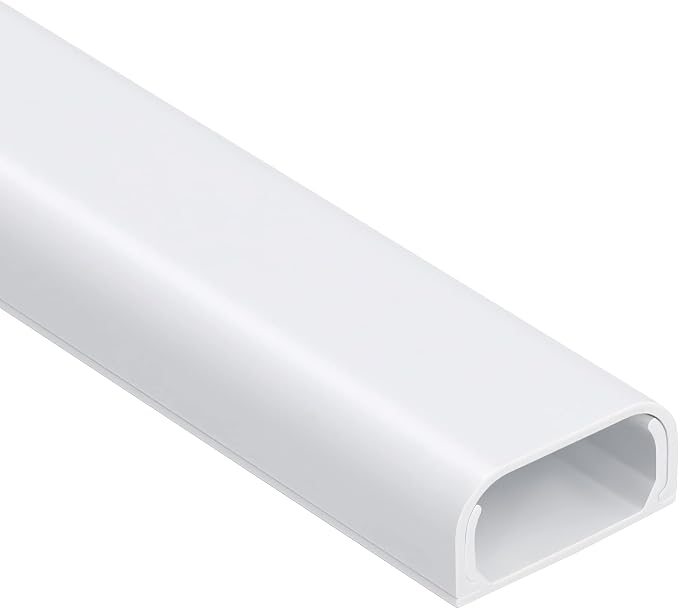 ZhiYo 73" Cord Covers for Wires on Wall, 0.95" W x 0.47" | Fits 2-3 Cords by ZhiYo