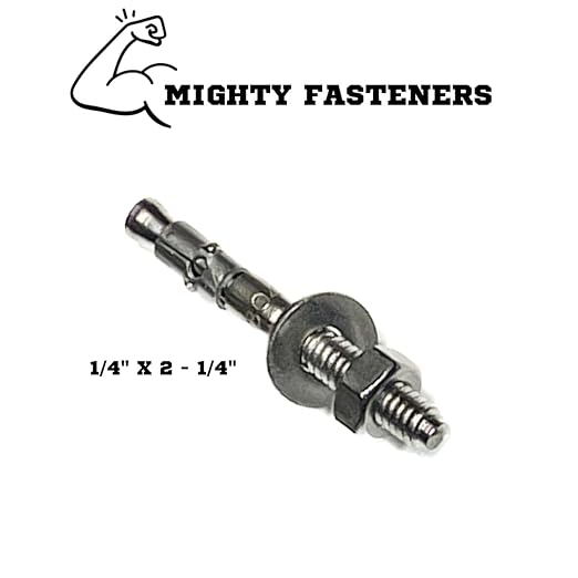 Mighty Fasteners Wedge Anchors – Heavy-Duty 304 Stainless Steel Expansion Bolts - Image 2