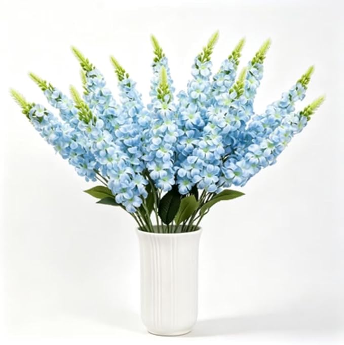 Kate Aspen 15pcs Snapdragon Artificial Flowers Delphinium Artificial Flowers by KateAspen