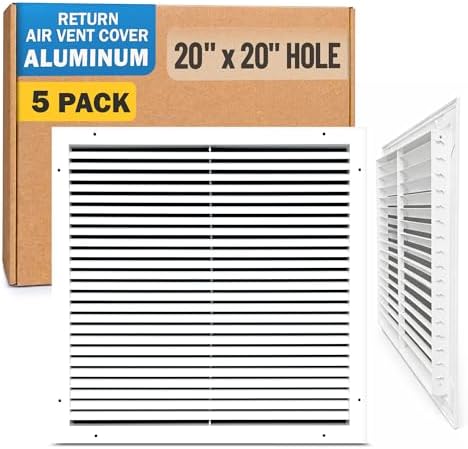 Fits 20x20 Hole | Aluminum Return Air Grille by Handua | Vent Cover Grill by Handua