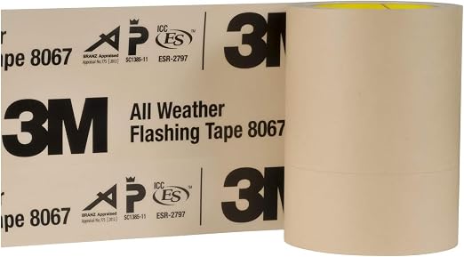 3M All Weather Flashing Tape 8067, 6 in x 75 ft, 1 Roll, Adhesive Backed Split by Unknown
