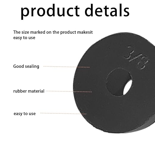 58 PCS Faucet Washers Assortment Kit, Flat & Beveled Rubber Faucet Washers | - Image 4