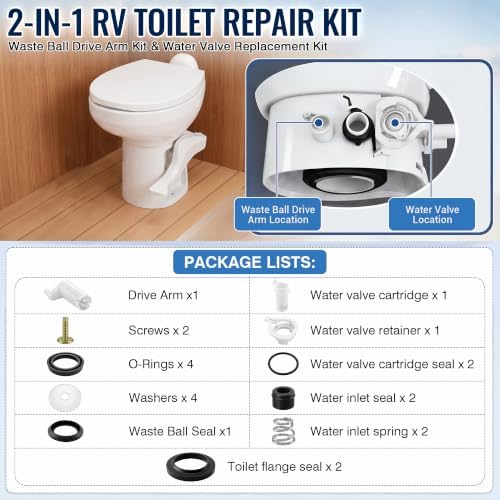 RV Toilet Parts 42048 42209 Compatible - Image 2