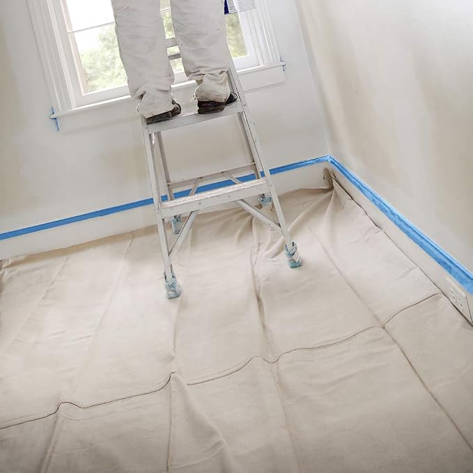 Trimaco 51129 SuperTuff Drop Cloth, 6-feet x 9-feet, 54 Sq Ft - Image 2