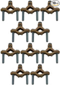 1/2" to 1" Bronze Water Pipe Ground Clamp by Unknown