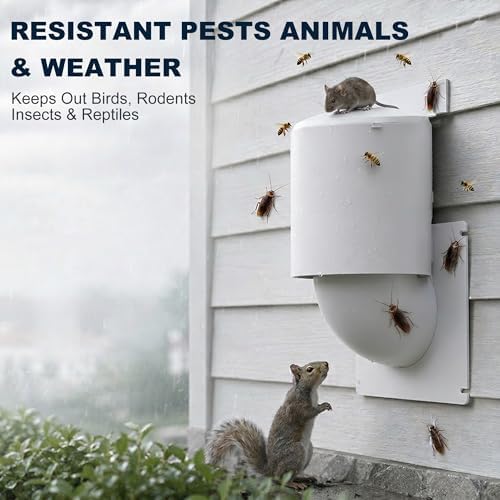 Dryer Vent Cover 4 inch UV Resistant, Dryer Vent Seal - Image 2