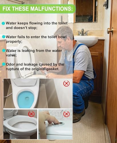 Upgraded RV Toilet Valve Replacement Kit Compatible - Image 5