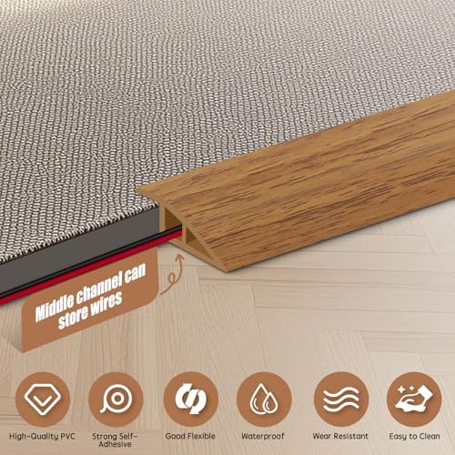 Floor Transition Strip Door Threshold 39" Floor Transition Reducer Trim on The - Image 3