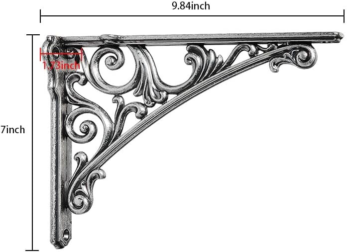 Khtumeware Shelf Bracket 10 Inch, Decorative Brackets - Image 2