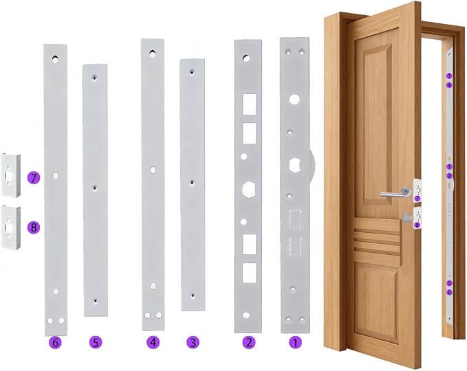 Ultimate Door and Jamb Repair Reinforcerment Hardware Kit by SUMBIN+LOCK