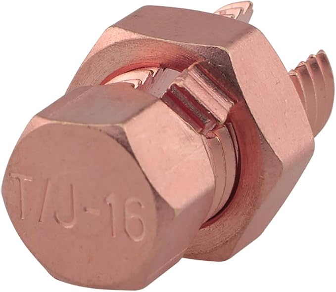 4PCS Split Bolt Connector Copper Grounding Clamps Superior Strength Split Bolt - Image 4