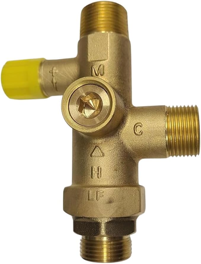 3/4 Inch Tank Booster Water Heater Thermostatic Mixing Valve - Image 2