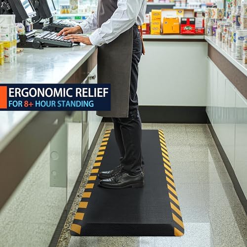 FEATOL Anti Fatigue Mat Industrial, Ergonomic Standing Floor Mat - Image 2