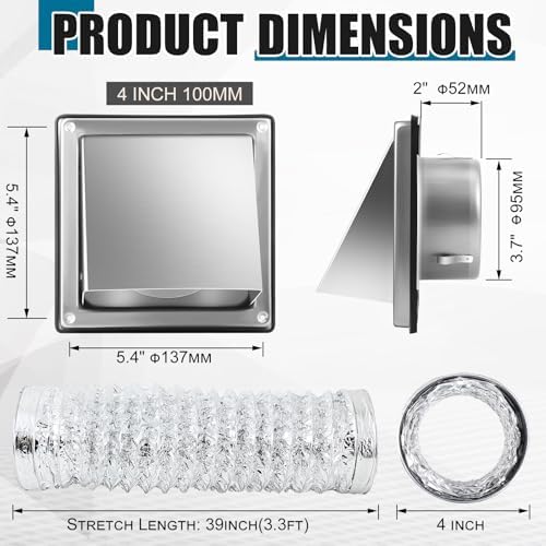 Threlaco 4" Dryer Vent Kit - Image 3