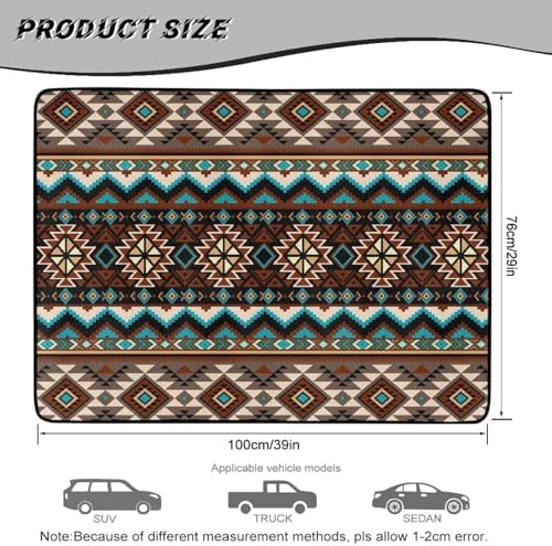 ELEQIN Car Cargo Liner Non Slip Backing Cargo Mat Rear Trunk Liner All Weather - Image 7