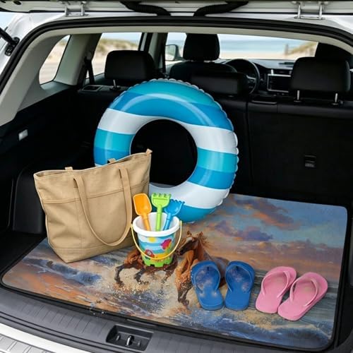 Sea Horse SUV Car Trunk Mat 29"x39" - Image 2
