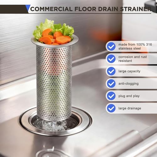 1 Pcs Commercial Floor Drain Strainer - Image 3