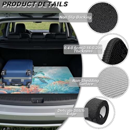 Sea Turtle Universal Car Trunk Mat All Weather Trunk Protection Cargo Liner - Image 6