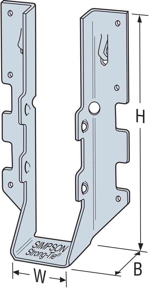 Simpson Strong-Tie LUS28 Light Face-Mount Joist Hanger - Image 10