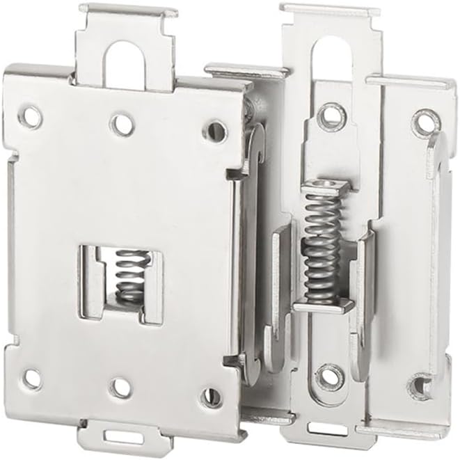 ZYAMY 2PCS Rail Mounting Bracket Metal 35mm DIN Electrical Rail Fixing Clip - Image 3