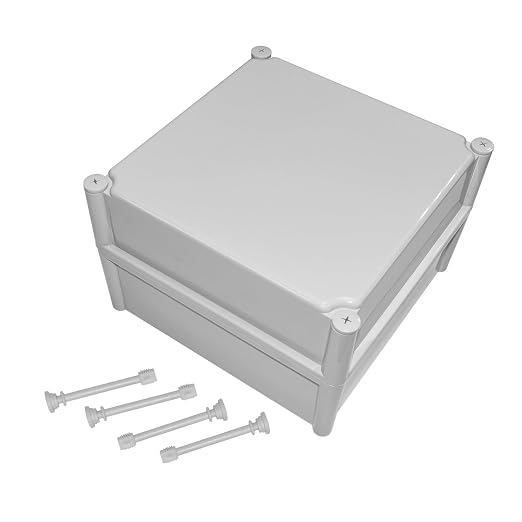 Waterproof Dustproof IP67 Junction Box DIY Case Enclosure Gray 11 x 11 x 7.1 by LeMotech