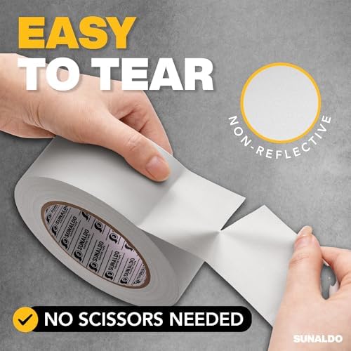 Gaffers Tape Heavy Duty, Easy Rip, No Residue | Grey - Image 5