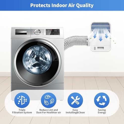 Upgrade 3-in-1 Indoor Dryer Vent Kit, Dryer Vent Box - Image 5