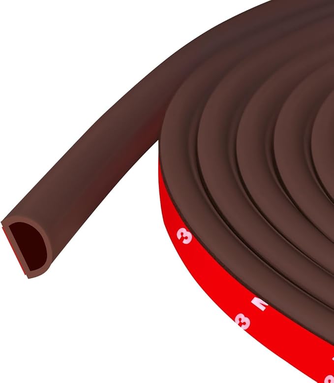 Weather Stripping Door Seal Self Adhesive Weather Strip Silicone D Shaped Door by Protalwell
