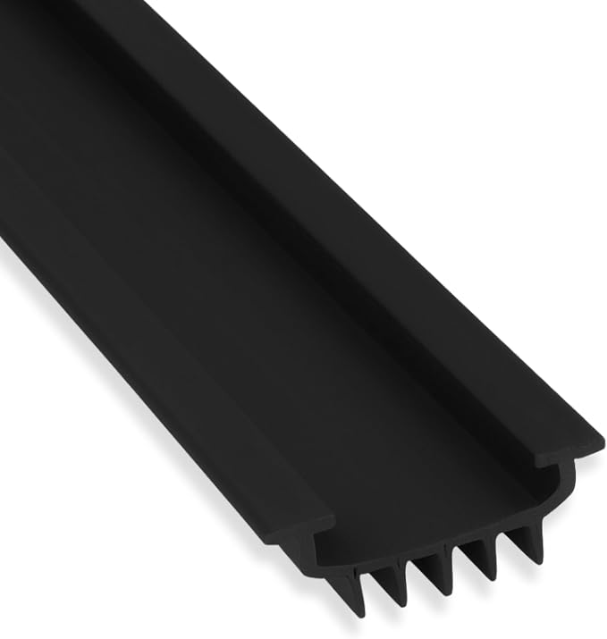 CBW KC Hardware U Shaped Rubber Door Bottom Sweep| Weather Stripping Door Seal by KCHardware