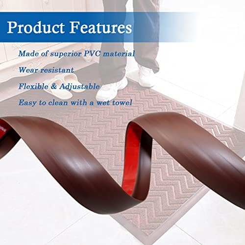 FONUNO Carpet Transition Strip Self Adhesive Floor Transition Strip - Image 3