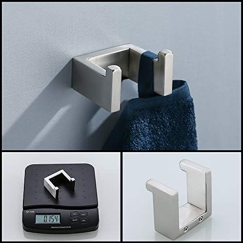 4 Pieces Bathroom Hardware Accessories Set Towel Bar Towel Holder Robe Hook - Image 5