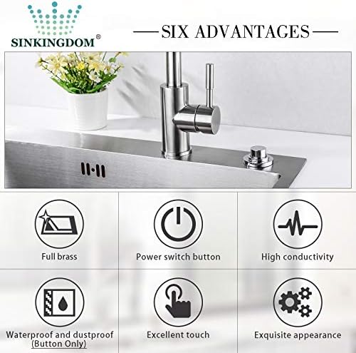 SinkTop Air Switch Kit for Disposal, Dual Outlet - Image 5