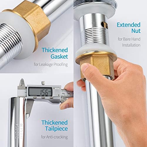 KAIYING Pop Up Drain, Bathroom Vessel Sink Drain - Image 5