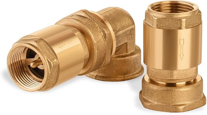 2 pcs Brass One Way Check Valve 3/4" Female Backflow Preventer, Check Valve - Image 7