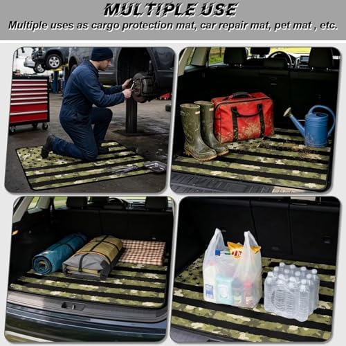 Camo Flag Beach Gear Trunk Mat 29"x39" - Image 3