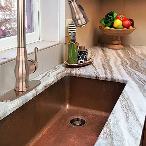 Akicon Kitchen Sink Antique Copper Finish Garbage Disposal Flange Stopper - Image 2