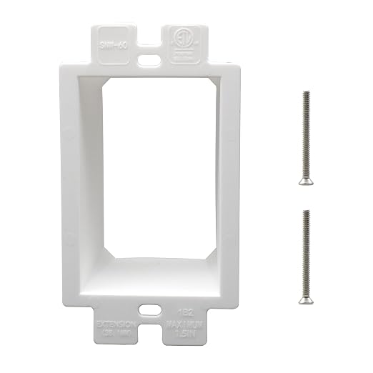 1-Gang Nonmetallic Outlet Box Extender, ETL Listed, 1 Pack | ETL Listed by AIRTAK