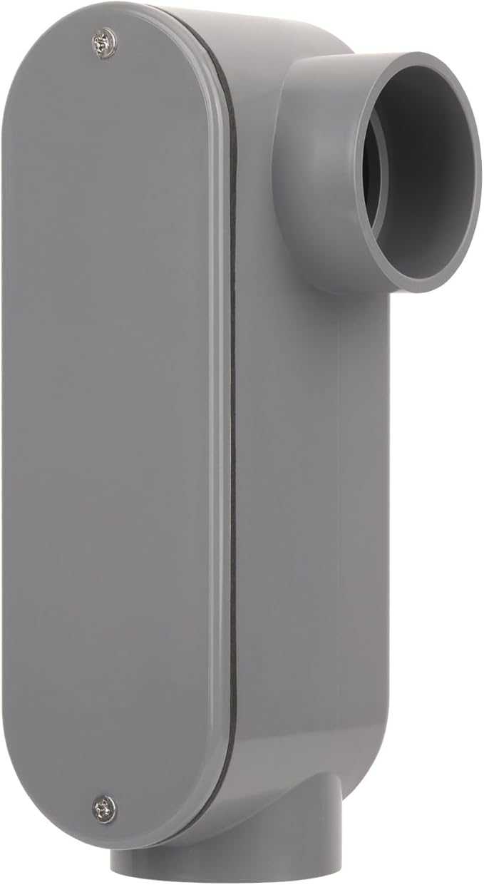 2 Inch Rigid PVC Conduit Body Type LL, Slip x Slip PVC Conduit Bodies LL Type by CKVIHAV