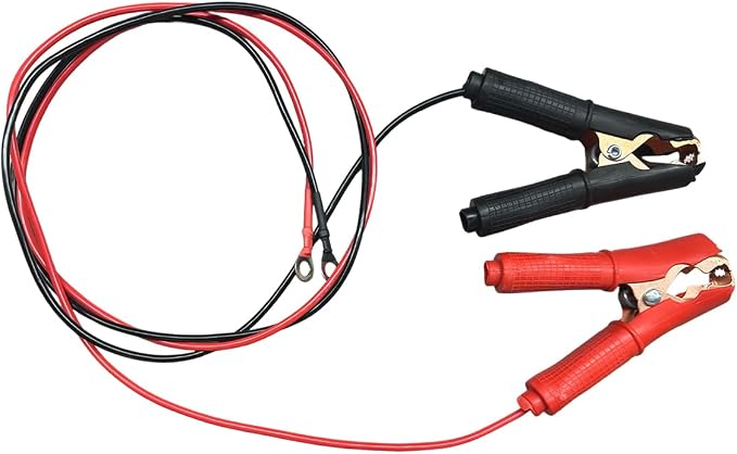 Craedli 2PCS 30A Alligator Clips Booster Jumper Cable, 3.3FT 13 AWG Battery by Unknown
