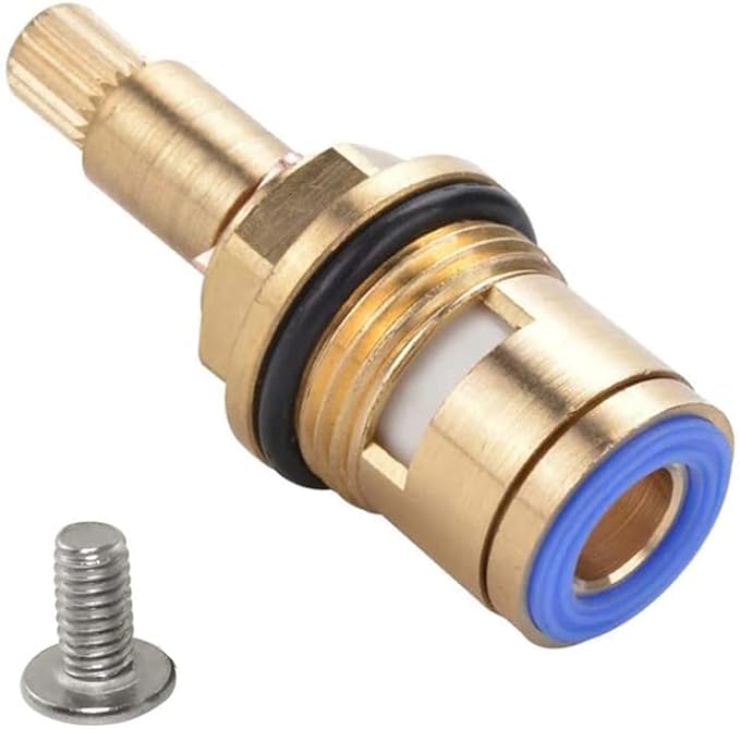 Brass Ceramic Cartridge, G1/2" Tap Ceramic Stem Cartridges Replacement by TOOLSTAR