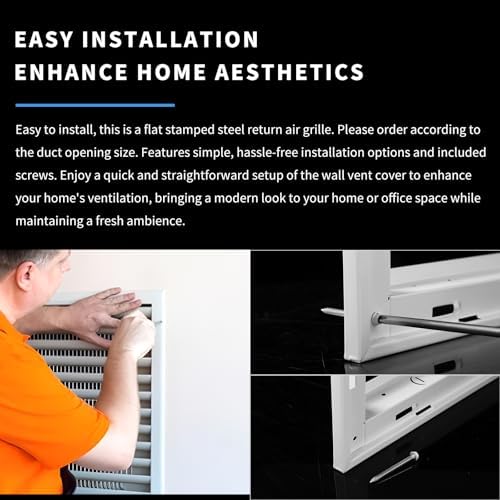 24x14 Return Air Grille, Steel Air Return Vent Cover - Image 5