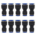 zjxed 10mm OD x 8mm OD Pneumatic quick Connector Push to Connect fittings by ROZESAZZ