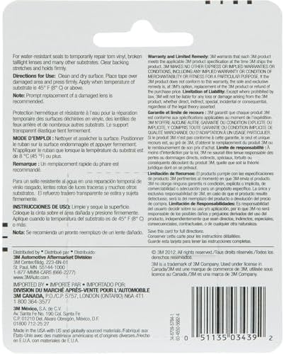 3M Clear Repair Tape, 1-1/2 in x 115 in - Image 3