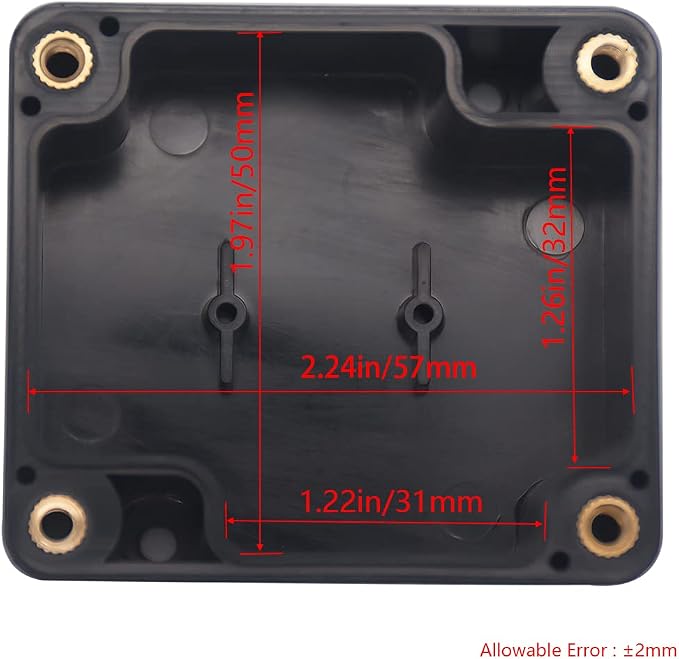 Project Box IP65 Waterproof Junction Box ABS Plastic Black Electrical Boxes DIY - Image 3