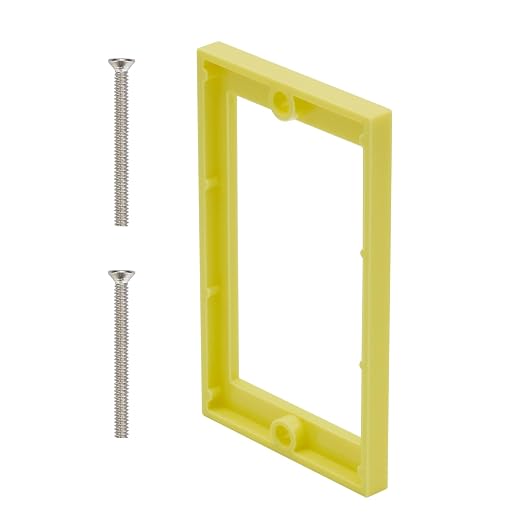 Single Gang Receptacle Outlet Box Extenders 1/4" by XGGYA
